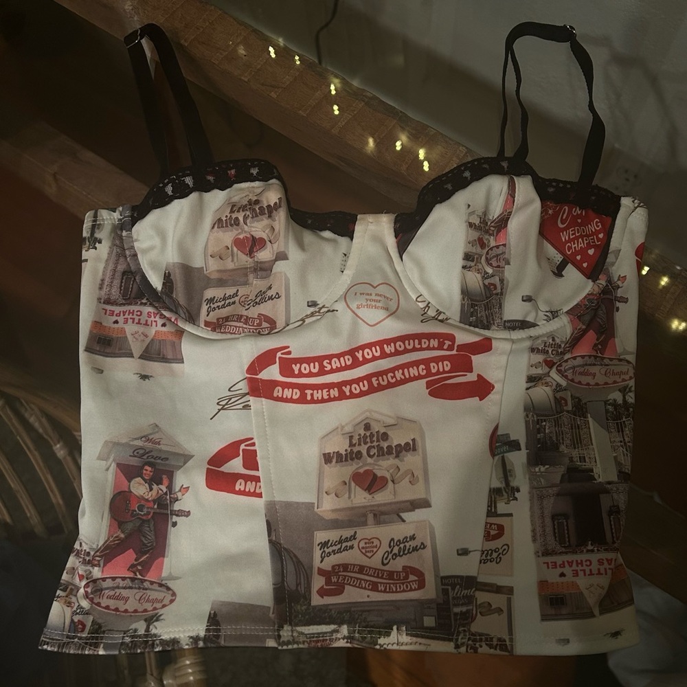 Edikted Heart Corset Top